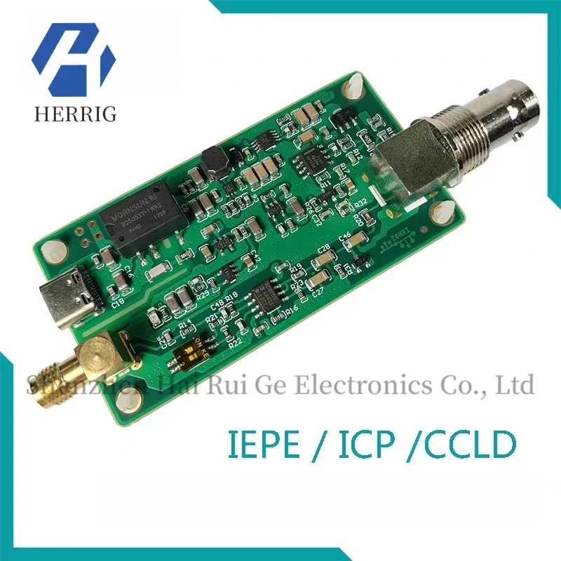 IEPE Interface Converter / Current Source Adapter / 4mA Constant Current Source / Vibration / Accelerometer Interface Module