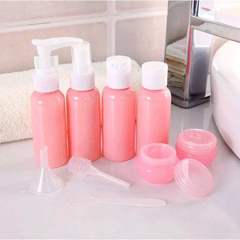 Perfume Bottle Set Refillable Spray Lotion Shampoo Shower Tube Bottling Refill Cosmetic Travel Liquid Container Portable Tool