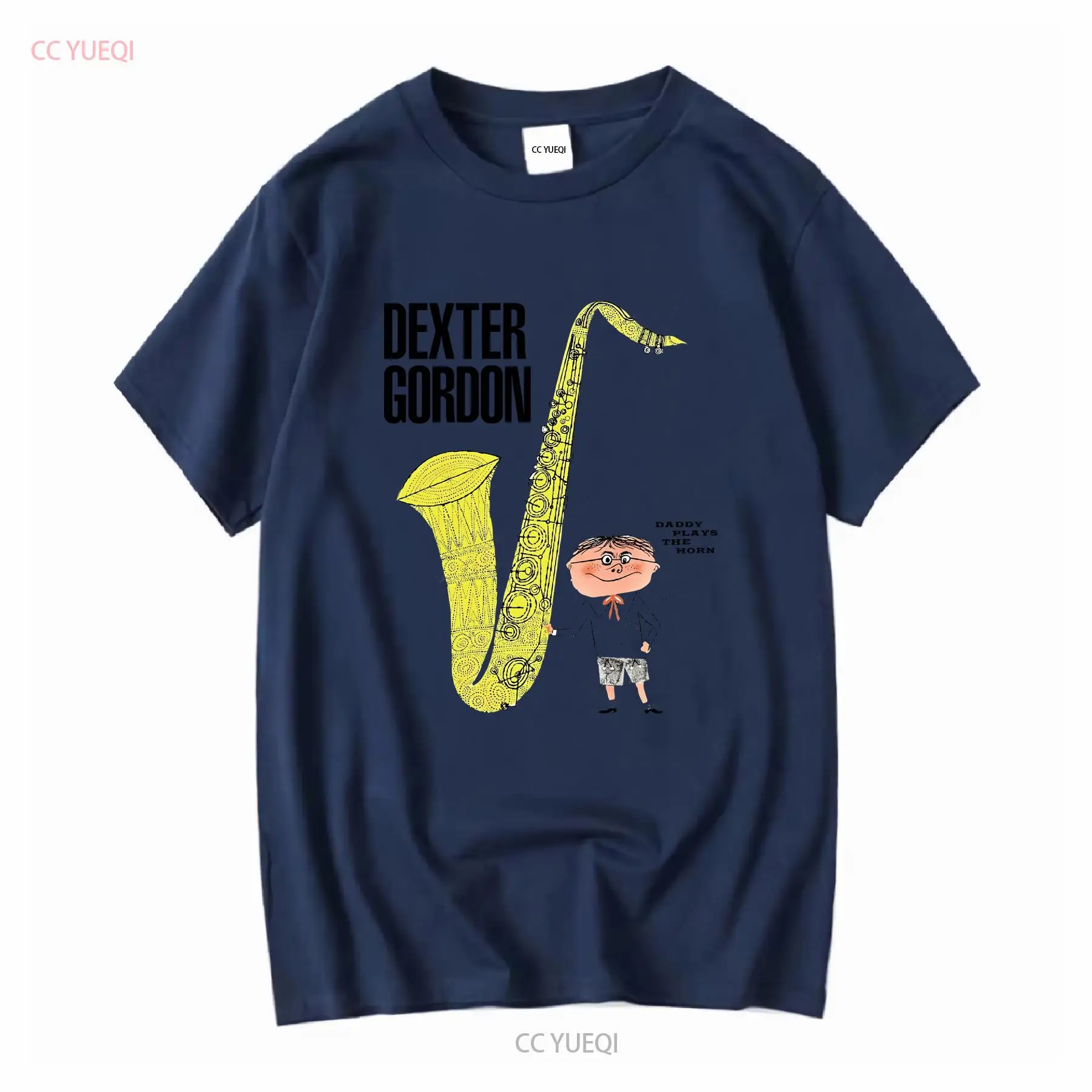 DEXTER GORDON gear inc Tシャツ XL Vintage Dexter Gordon Jazz Daddy Plays The Horn T shirt Size S M L