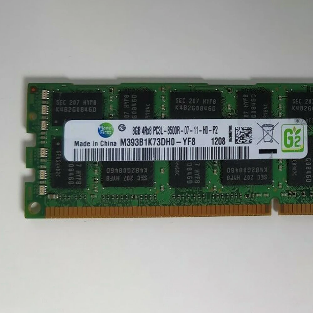 

M393B1K73DH0-YF8 Оперативная память для Samsung 8 ГБ DDR3L 1066 МГц 4RX8 PC3L-8500R Серверная память работает отлично, быстрая доставка, высокое качество