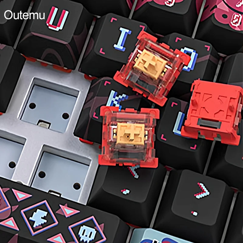 Outemu Chixiao Magnetic Switch HIFI Mechanical Keyboard Switches with High-Transparency Light Pipes