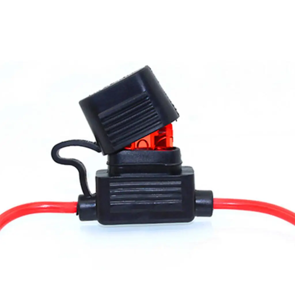 5x 12 AWG Fuse Holder 30Amp Blade Fuse Waterproof Automotive Replacement Fuses