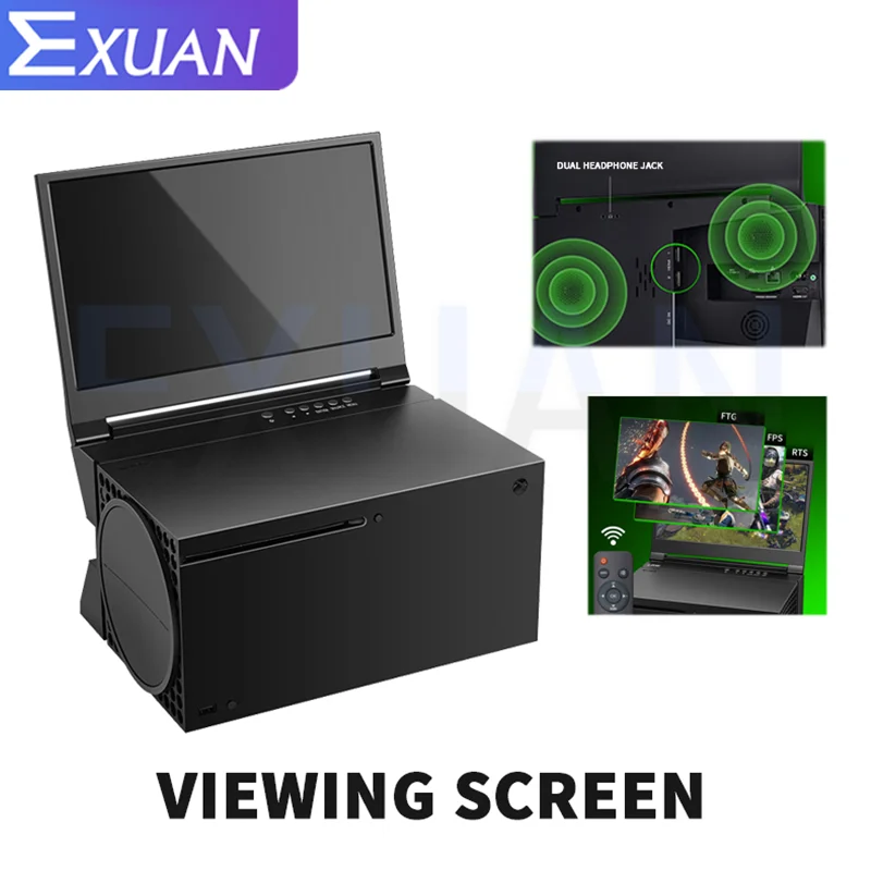 GSTORY Monitor Game Screen External Screen 4k+HDR 14 Inch xbox series x specialized With Type-C HDMI-Compatible Portable Monitor