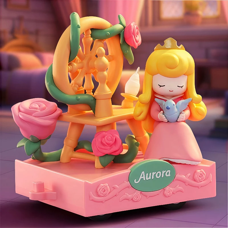 

52 Toys Authentic Disney Princess D-Baby Series Romantic Cruise Blind Box Handmade Cute Desktop Ornament Toy Mystery Box Gifts