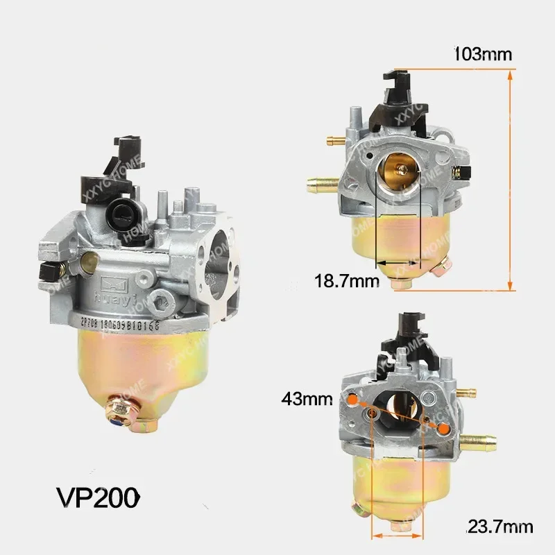 المكربن Zongshen VP200 NH130 NH150 محرك المكربن