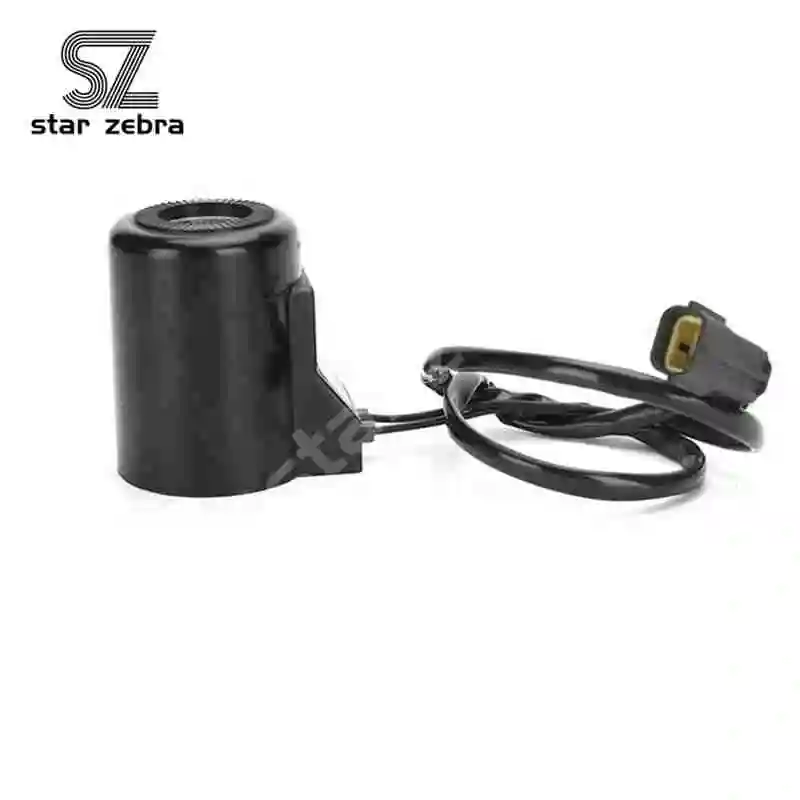 أجزاء محرك Doosan DH300-5 للحفارة 24 فولت ملف صمام الملف اللولبي مع تسخير الأسلاك