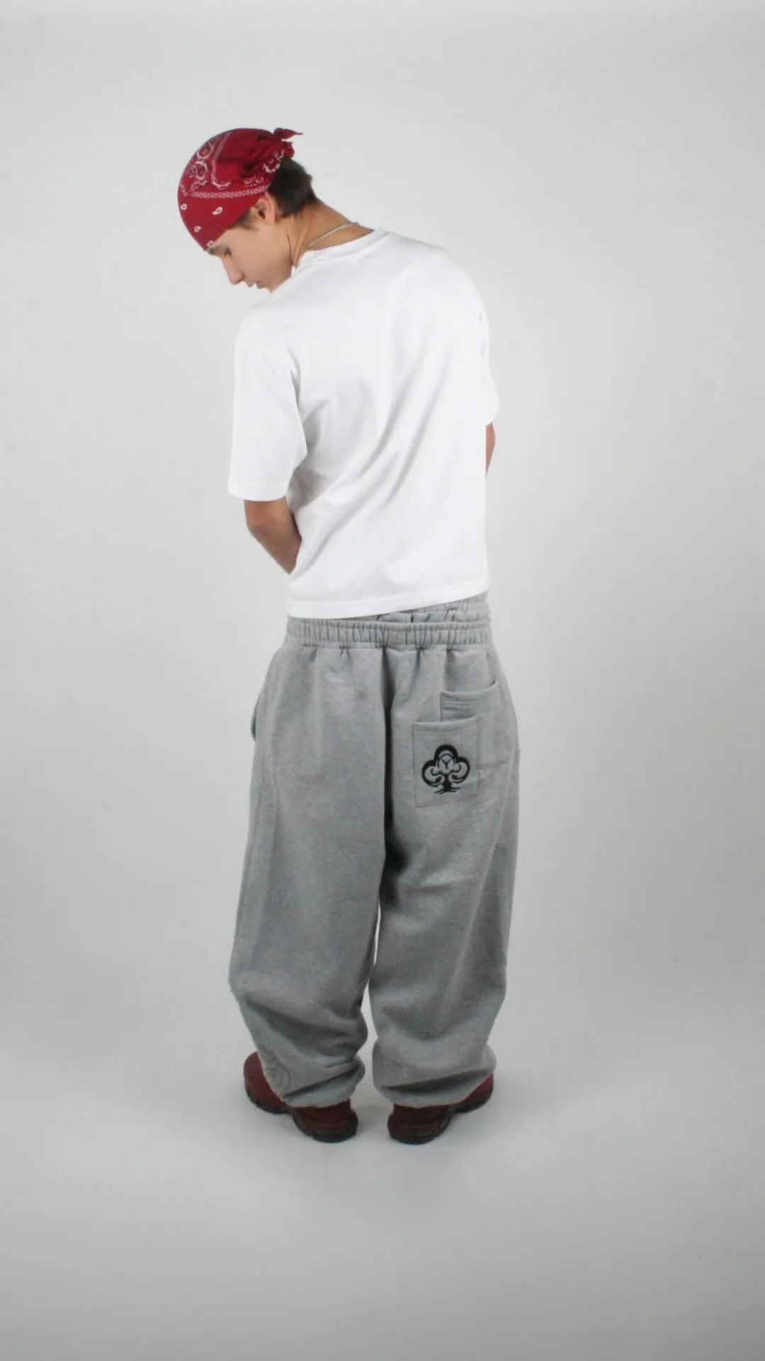 Streetwear Y2k Double Waist Jogging Poker Pants Embroidered Loose Piece Sweatpants Men's and Women's Gothic Hip Hop Casual Pants
