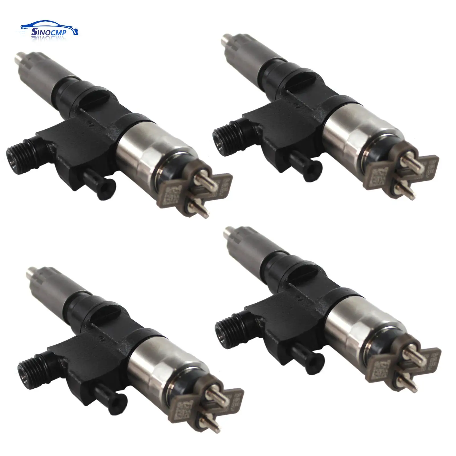 

4 PCS Fuel Injectors 095000-5471 095000-8901 973297035 For 2001-2007 Isuzu NPR NPR-HD 4HK1 5.2L Car Engine Replacement Parts