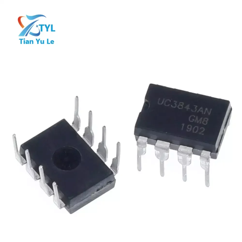 UC3843 DIP8 10pcs/lot UC3843B UC3843BN UC3843AN 3843 DIP8 PWM Switching Power Converter