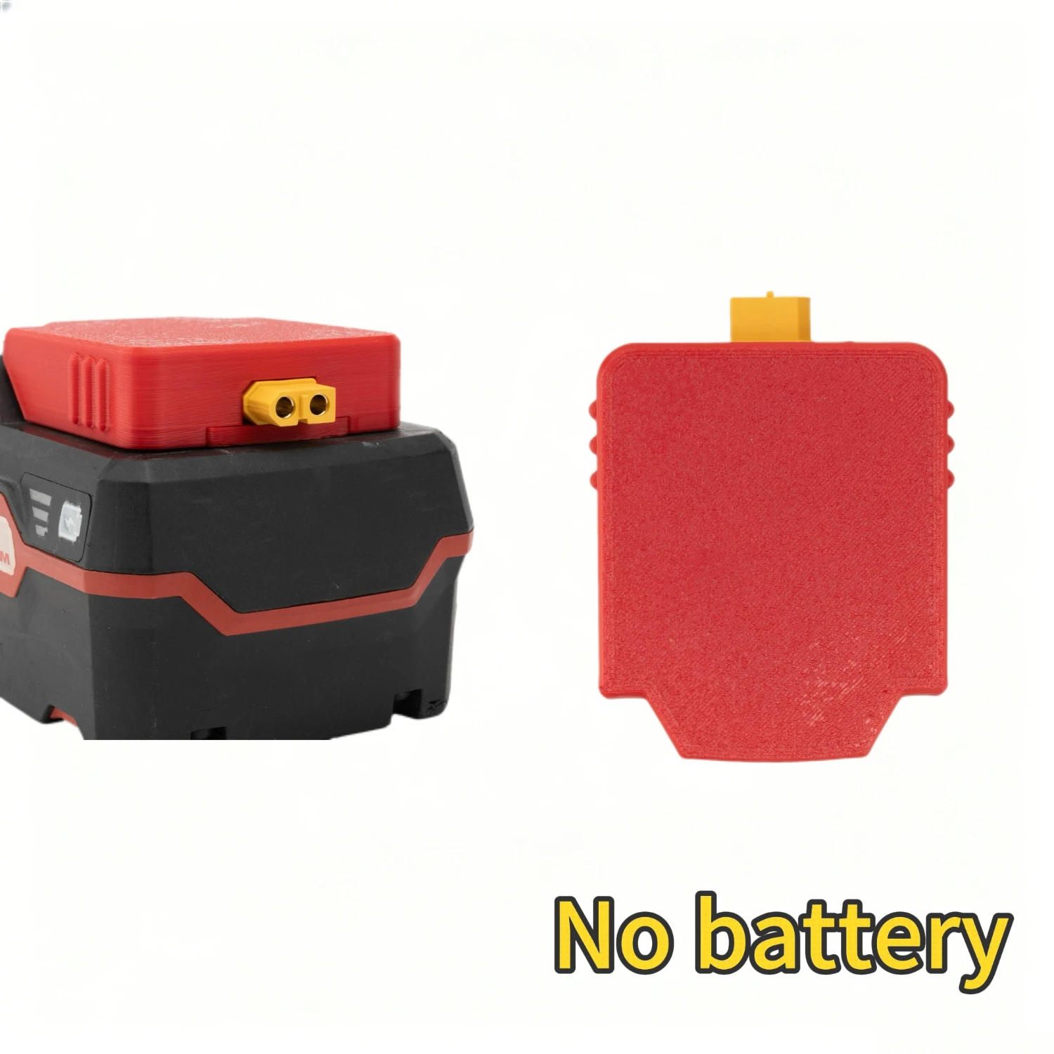 XT60 Female Interface Is Suitable for PARKSIDE X20V Lithium Battery Adapter 3D Printing Shell DIY Battery onverter（No battery）