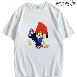 Parappa The Rapper Tshirt Men Women Black Fashion Hip Hop Tee Short Sleeve Men T-shirt Funny Women T Shirts