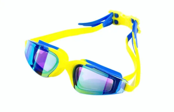 Occhialini da nuoto occhiali da nuoto in Silicone montatura grande con tappi per le orecchie uomo donna occhiali antiappannamento professionali HD accessori per il nuoto