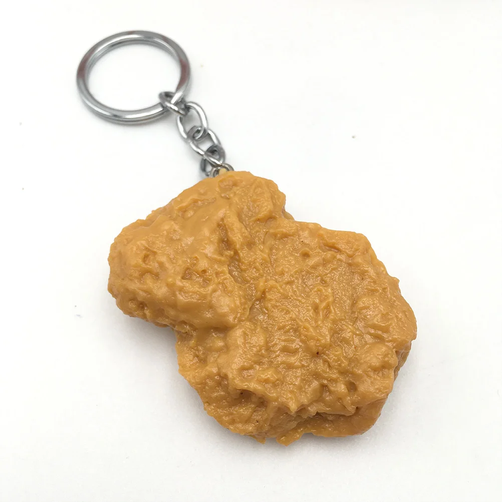 Key Chains Chicken Keychain Holder Brown Plastic Hanging Keycahin Ornament