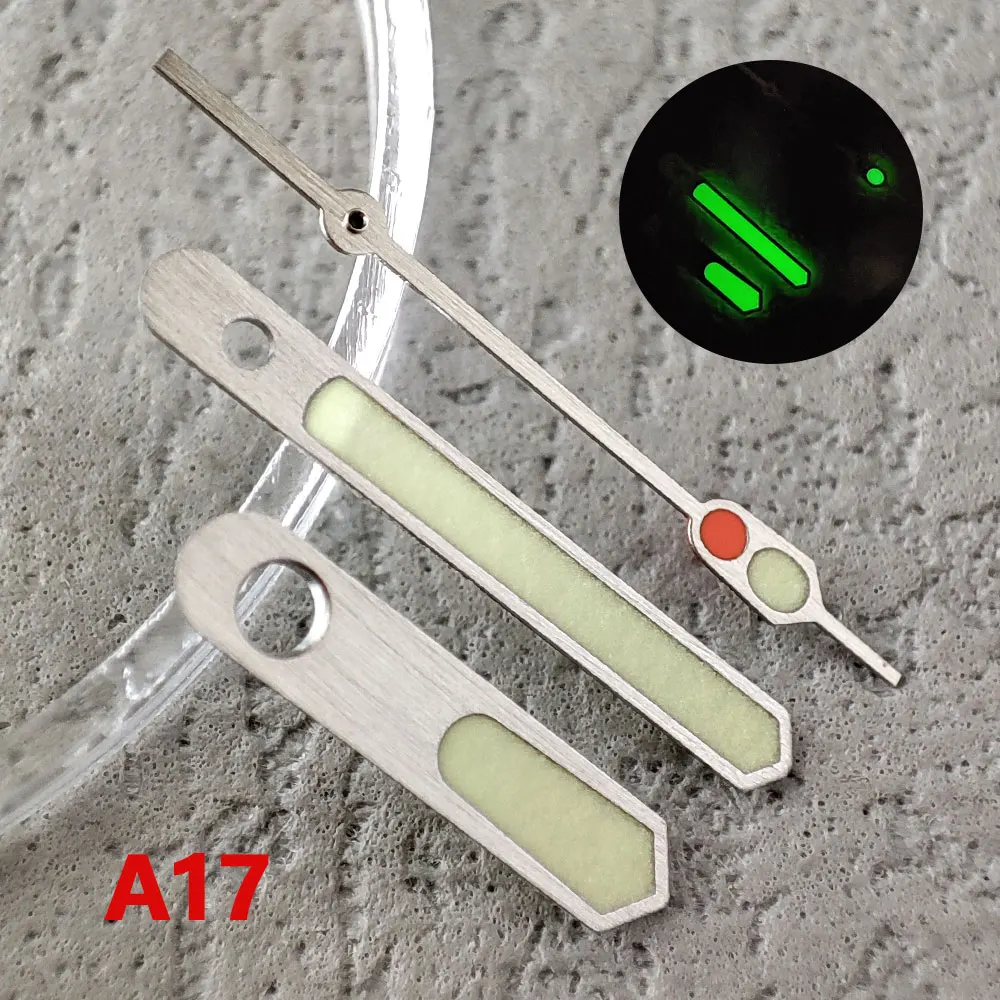 Watch hands green luminous fit NH movement 35/36/34/70/72 watch hands watch accessories Watch Parts For Wristwatches