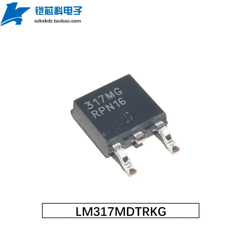 10Pcs LM317MDTRKG 317MG LM317MDT-TR LM317M TO-252 SMD IC Linear Voltage Regulators