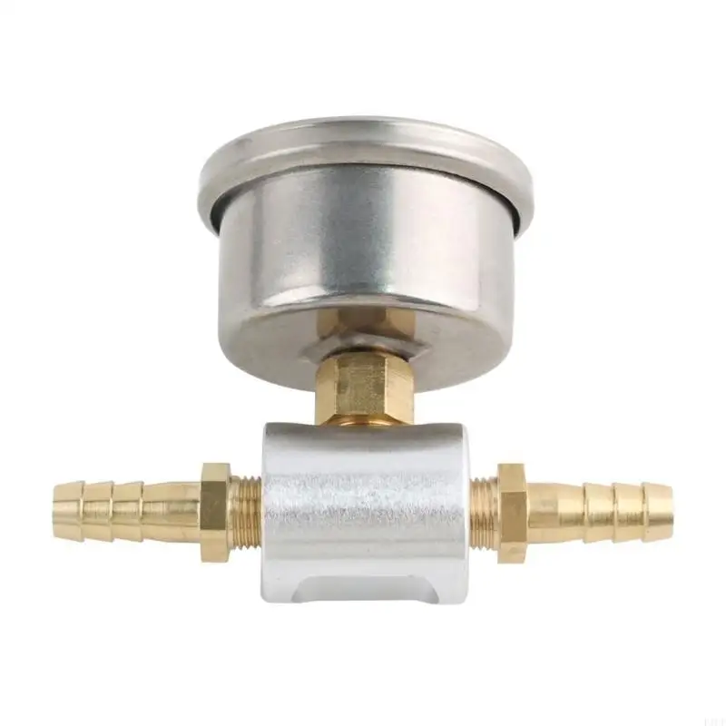 F1CF For Fuel Injection System Automotive-Car 1/8NPT Pressure Gauge Liquid 0-160PSI Oil Press Gauge Gauge Universal