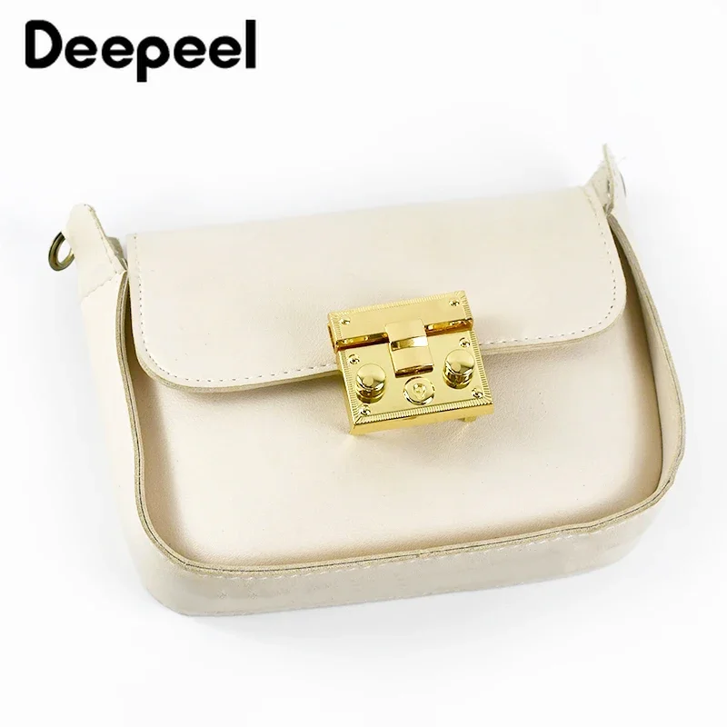 2/5Pcs 40X45mm Metal Bag Lock Buckles Handbag Closure Snap Clasps Purse Twist Turn Locks Replacement DIY Hardware Accessories