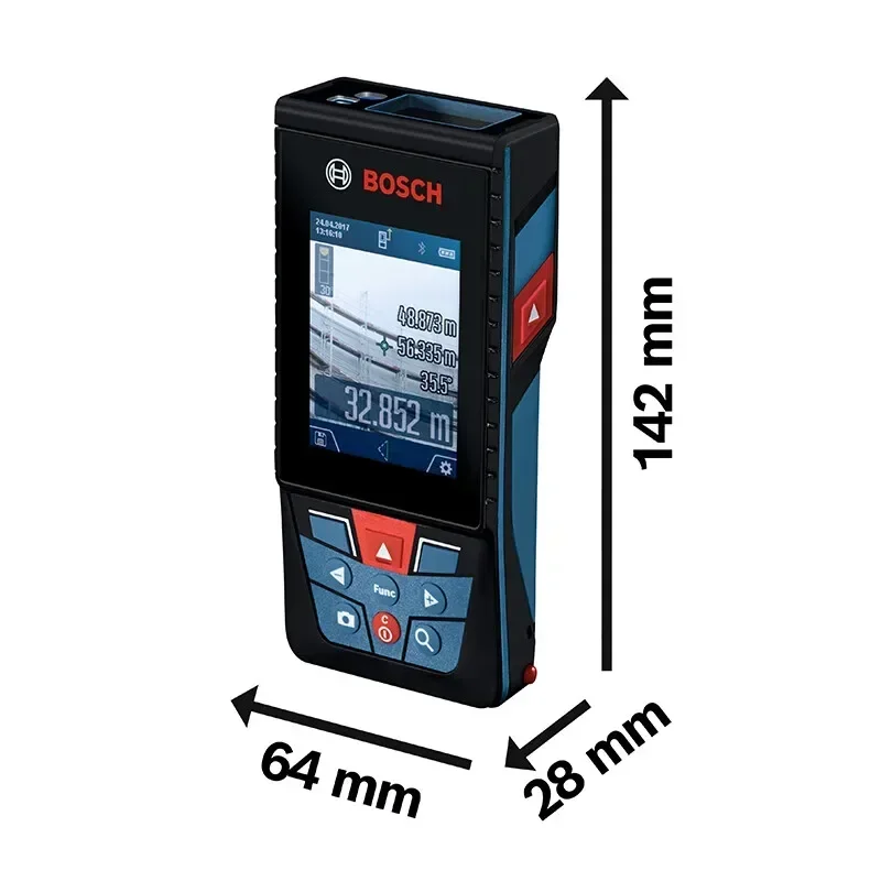 BOSCH GLM 150C Laser Measure Laser Measuring Rangefinder 150m Long Distance Meter 2.8-inch Profesional IPS Screen GLM150C