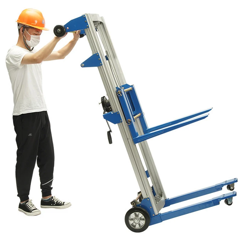 Hand-Operated Stackers, Luggage Carts, and Multi-Purpose Forklifts: Lightweight and Agile Aluminum Alloy Models Capa(Customized)