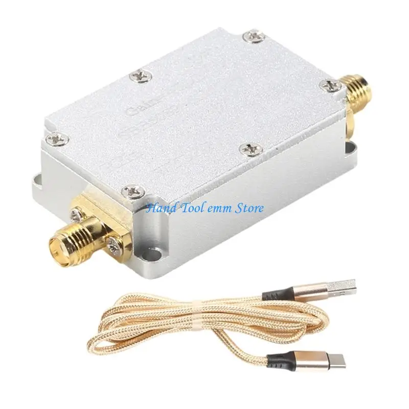 

H37F Low Noise Amplifier 5.8GHz 2W 33dBm High Flatness Amplifier for Wireless Video Transmission Radio Accessories