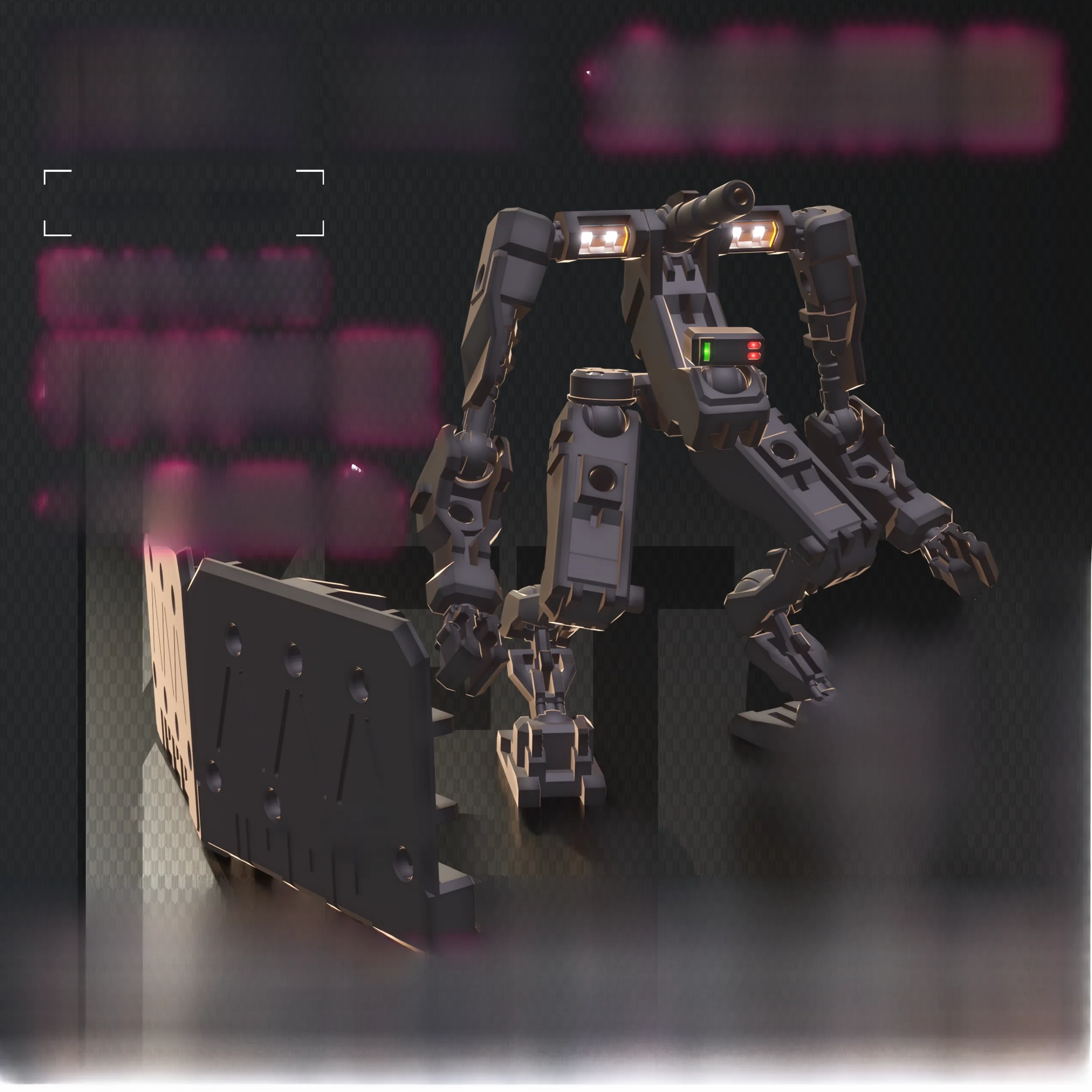 نموذج روبوت تجميع متغير النوع من نوع تشيف كونتيننت 3 مين بلان كوتتسو نوع ، مجموعة من 4 شخصيات ميكا صينية الصنع #1