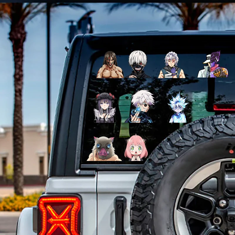 Takanashi Rikka Love, Chunibyo & Other Delusions 3D Motion Stickers Cartoon Waterproof Decals for Cars,Refrigerator,Etc.