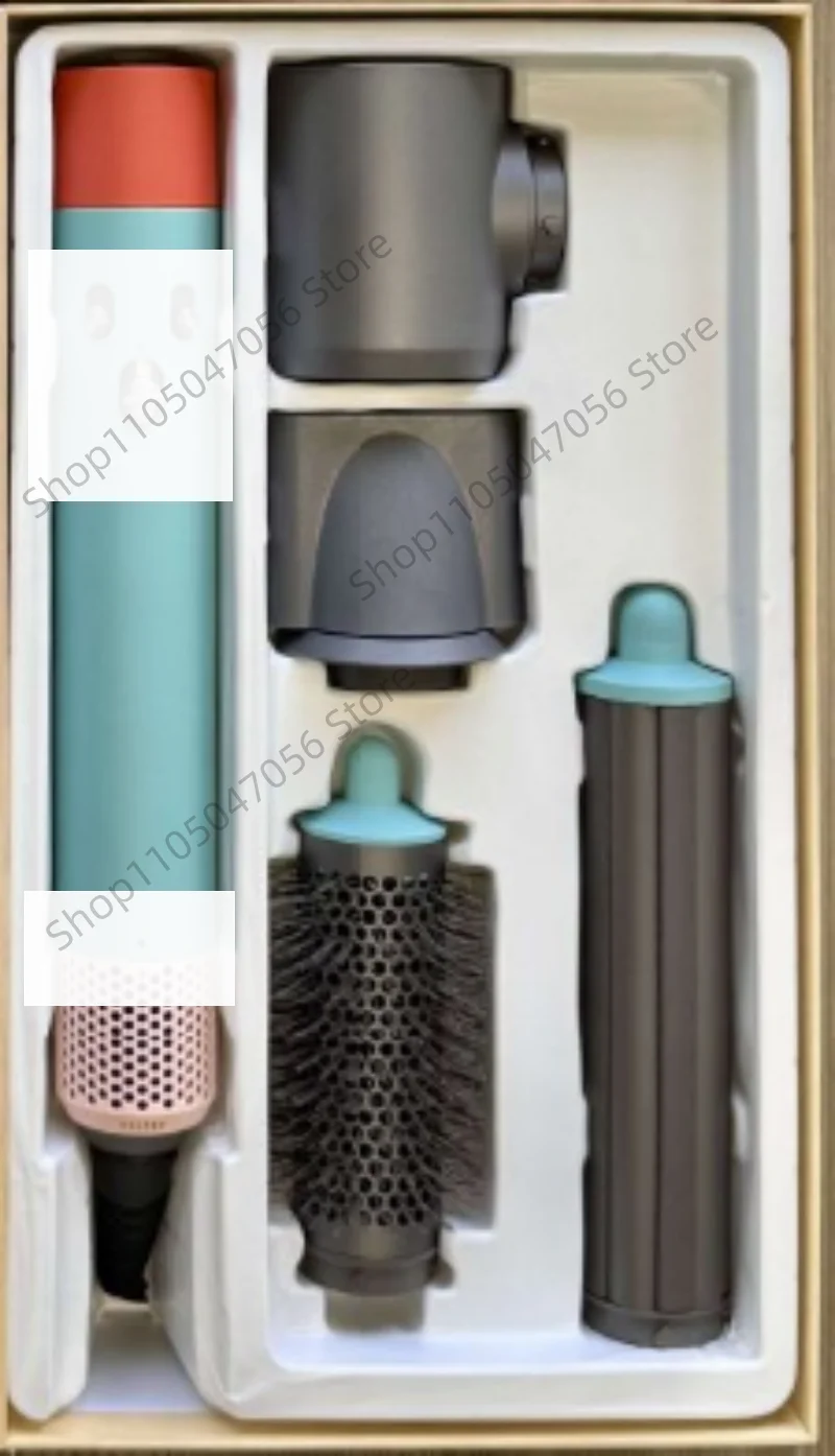 

New 4 in 1 Hair Styler Auto Curling Dryer Wrap Hot/Cold Air Dryer 1300W Hair Straightener Curling Barrel Brush Salon Hair Dryer