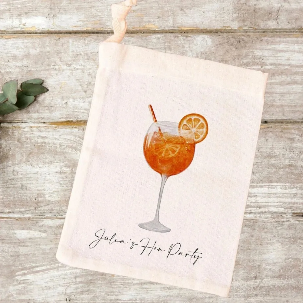 20 Aperol Spritz Hen Party,Hangover Kit Bag,Bridal Shower Favour,Hangover Recovery Kit Bags,Bachelorette Party Favour Bags