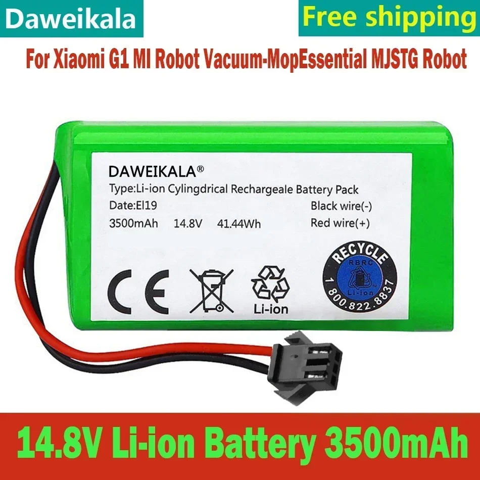 

NEW 14.8V 3500mAh18650 Replacement Li-ion Battery for Conga Excellence 990 1090 Ecovacs Deebot N79S N79 11S 12 15C Free Shipping