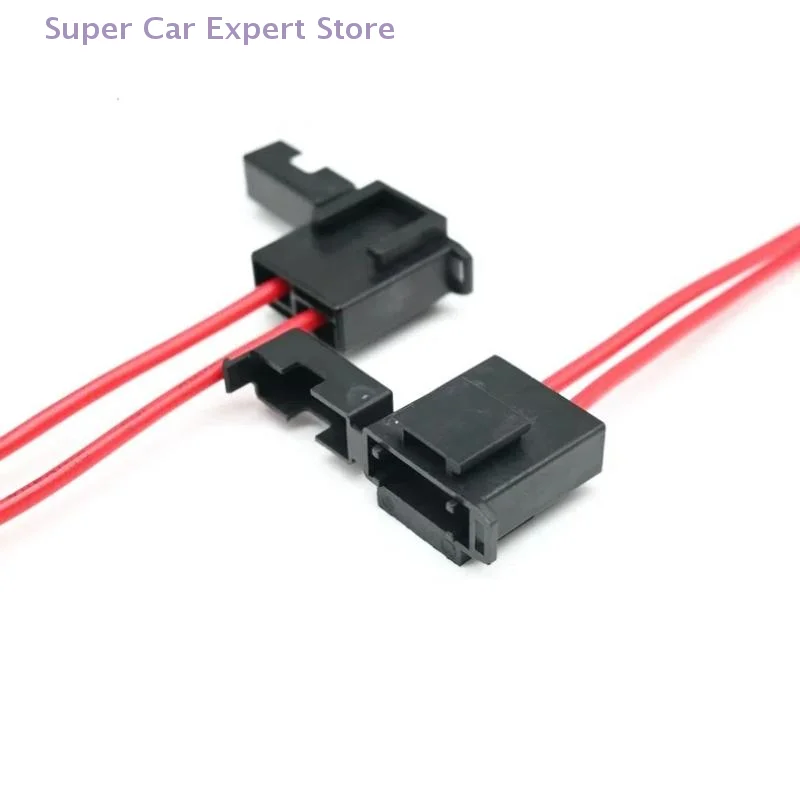 Portafusibles para automóvil, 32V, 25A, 16AWG, cable de extensión, arnés colector de corriente, adaptador de fusible para dispositivo electrónico