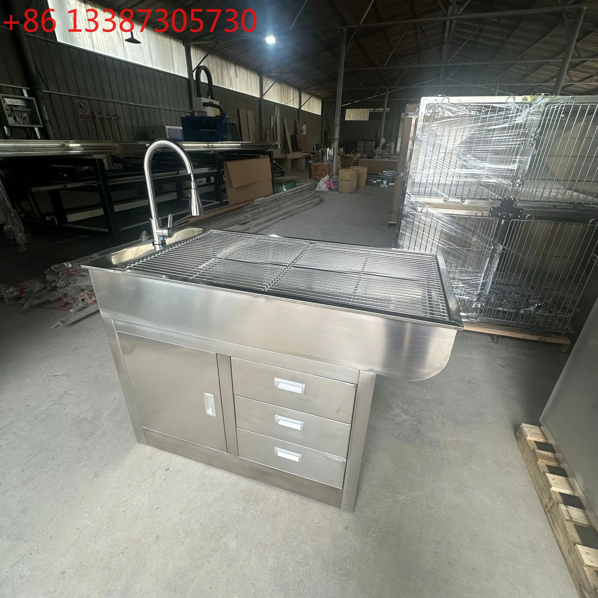 

Стол для ветеринарных процедур из нержавеющей стали 304: для стоматологии, анатомических и косметических операций