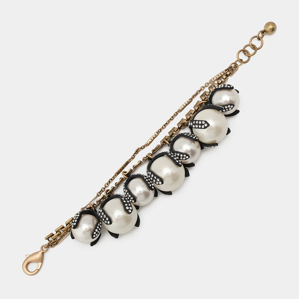 Amorita boutique Fashion exaggerated artificial pearl bracelet