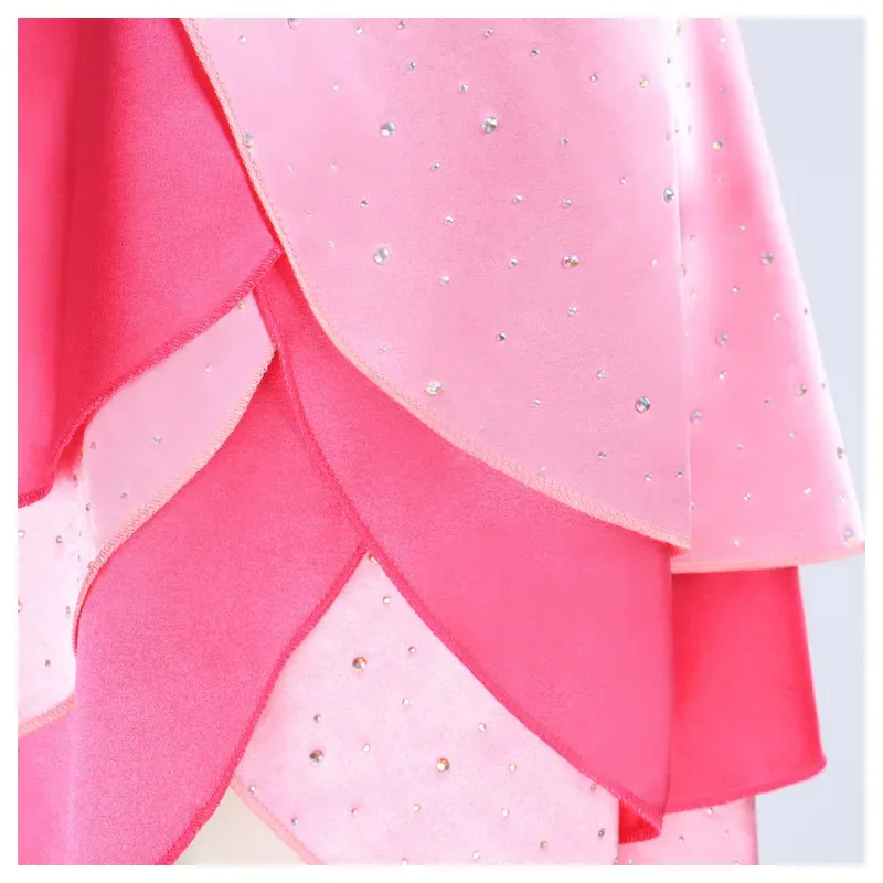 코스프레 의상 할로윈 파티 새로운 핑크 드레스 목걸이 소품 세트 여성 패션 플로라 유니폼 jk;6