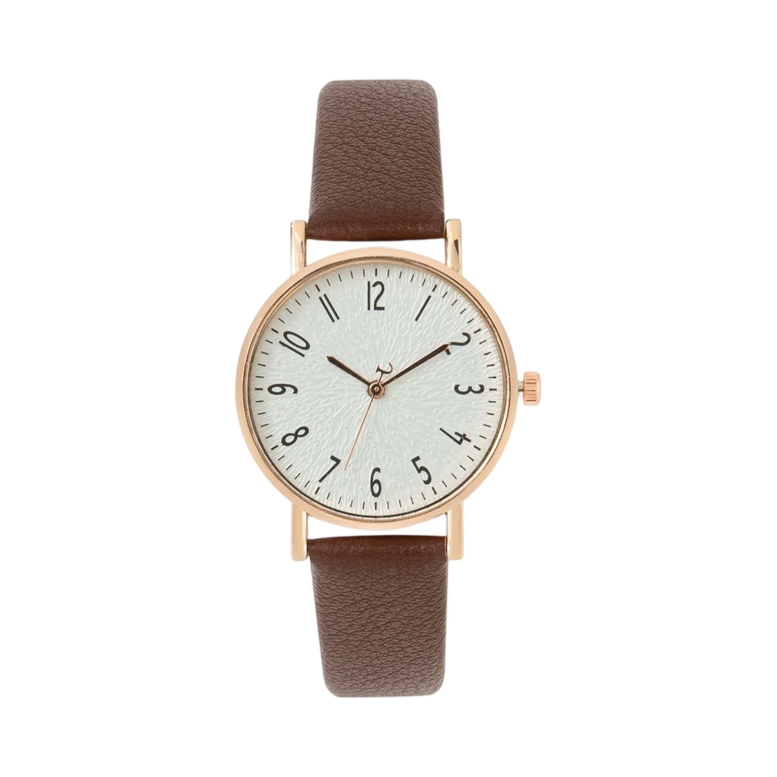 ‌Luxury Quartz Watch Elegant Black Leather Band Waterproof Dress Watch Minimalist Silver Dial Fashion Accessory Stylish Gift
