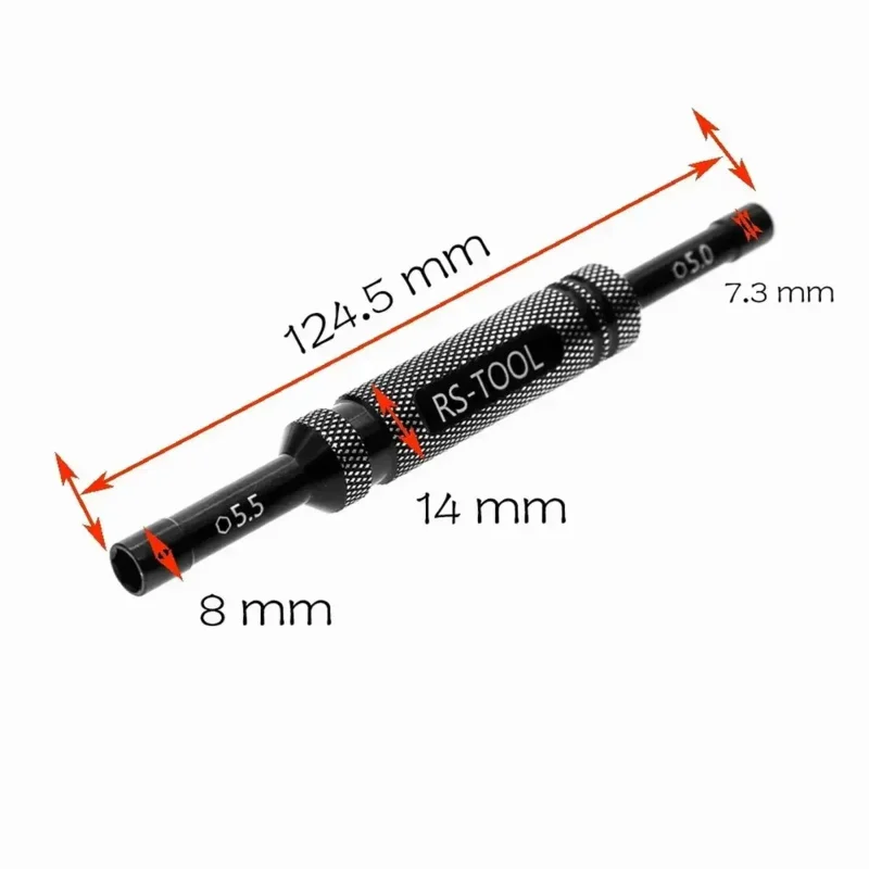 RC DIY en herramientas de reparación de accesorios 5,0mm 5,5mm juego de llaves hexagonales juego de destornilladores para HUDY # 170005   Modelo RC RC DIY