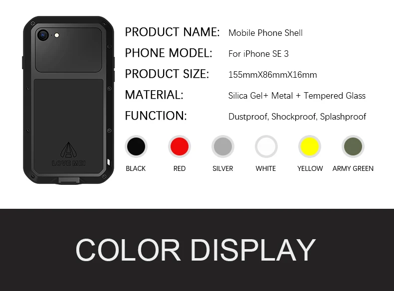 Armor Metal Shockproof Powerful Case Apple iphone SE 3 2022 SE 2020 8 7 Heavy Duty Protection Aluminum Case Cover - AliExpress 202192403 Armor Metal Shockproof Powerful Case Apple iphone SE 3 2022 SE 2020 8 7 Heavy Duty Protection Aluminum Case Cover - AliExpress 202192403