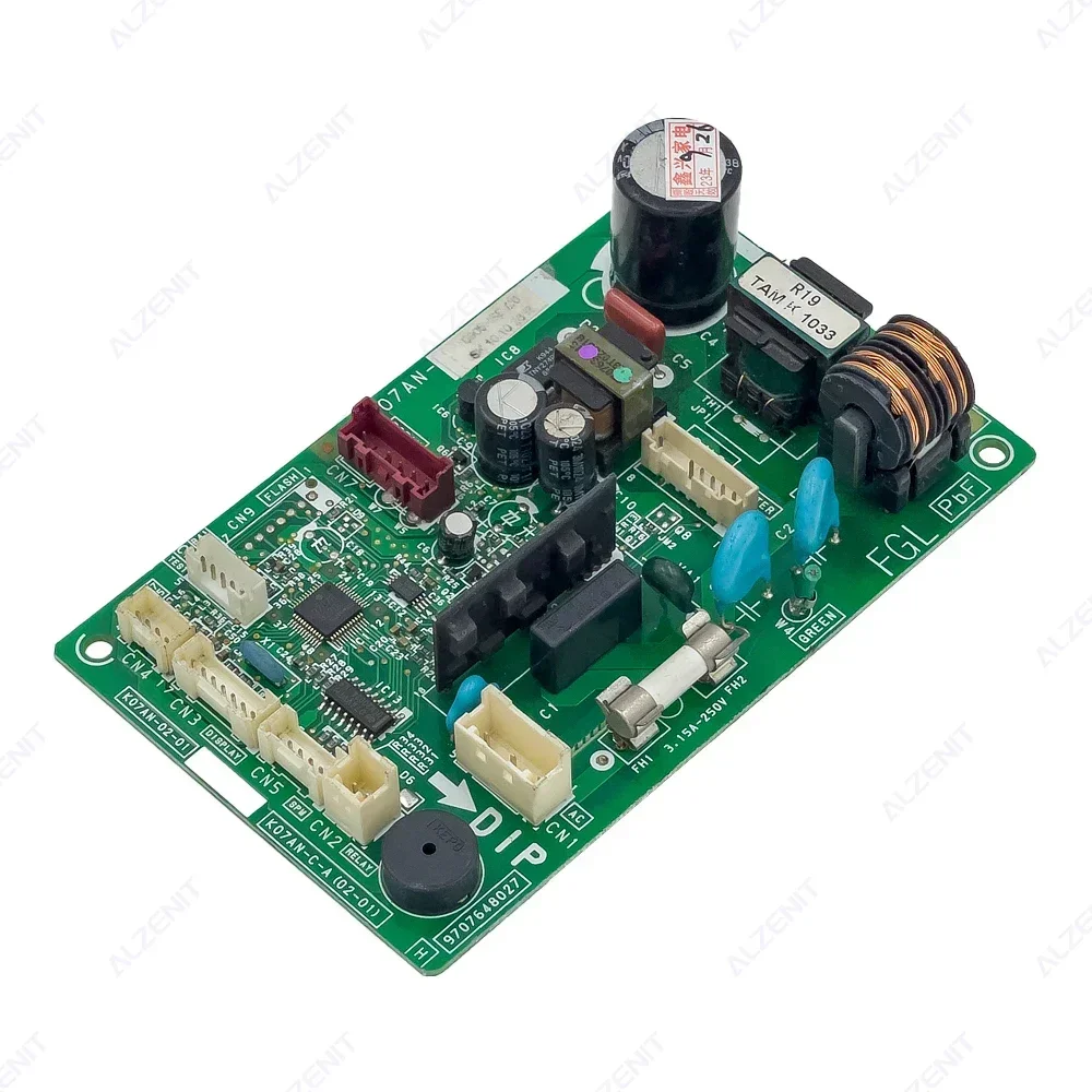 Używany do płyty sterującej klimatyzatora Fujitsu K07AN-C-A(02-01) Obwód PCB K07AN-02-01 9707648027   Części kondycjonujące