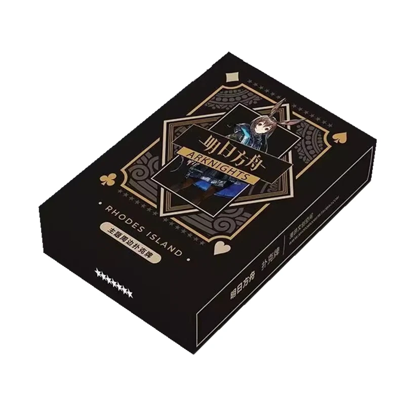 54PCS Arknights Poker Playing Cards Set - Game Characters Limited Edition Collectible Photo Cards for Fans