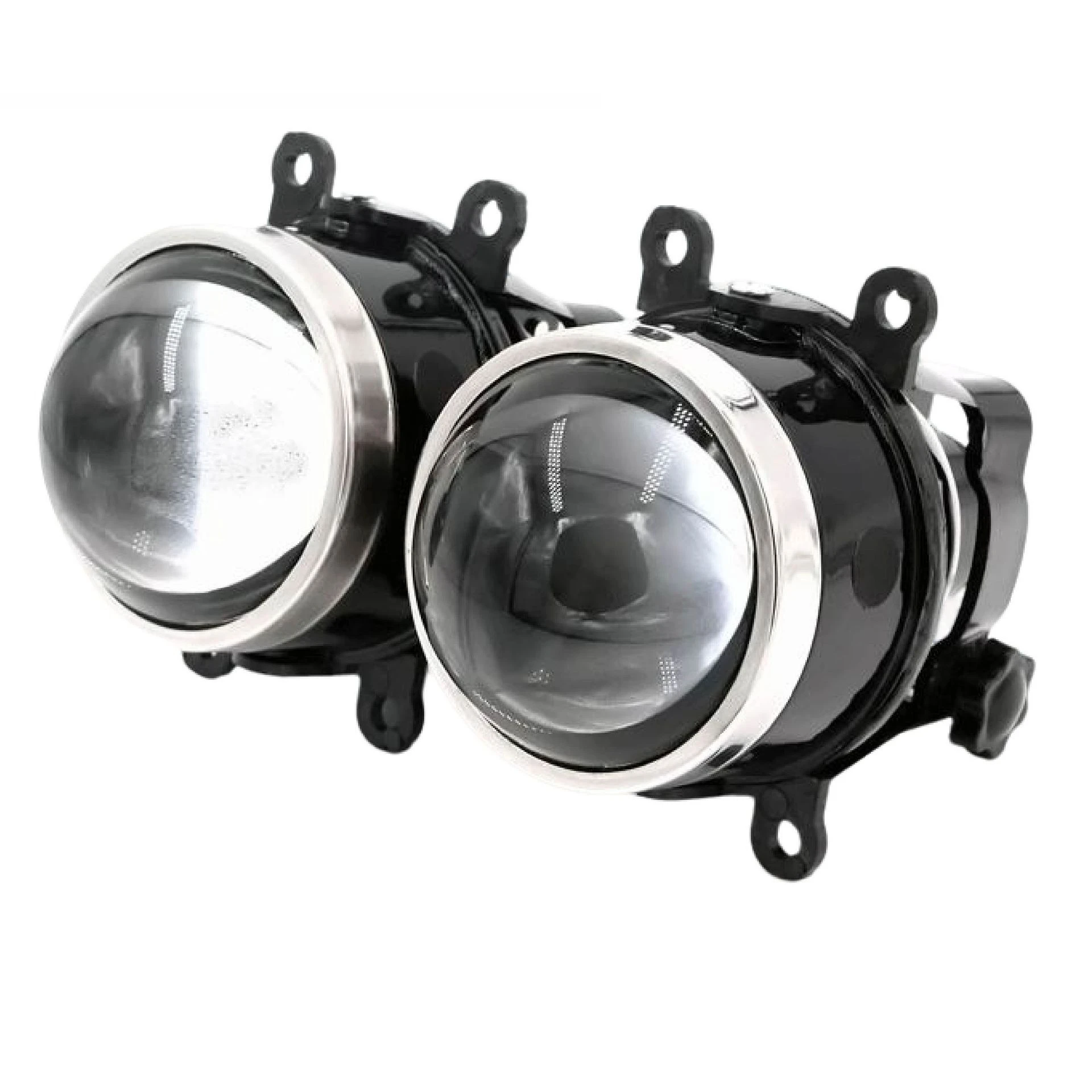 

3.0 Inch Fish Eye Bi Projector Fog Light Lens HID LED Bulb High Low Beam Front Fog Lamp Super Bright Car Retrofit Kit 12V 6000LM