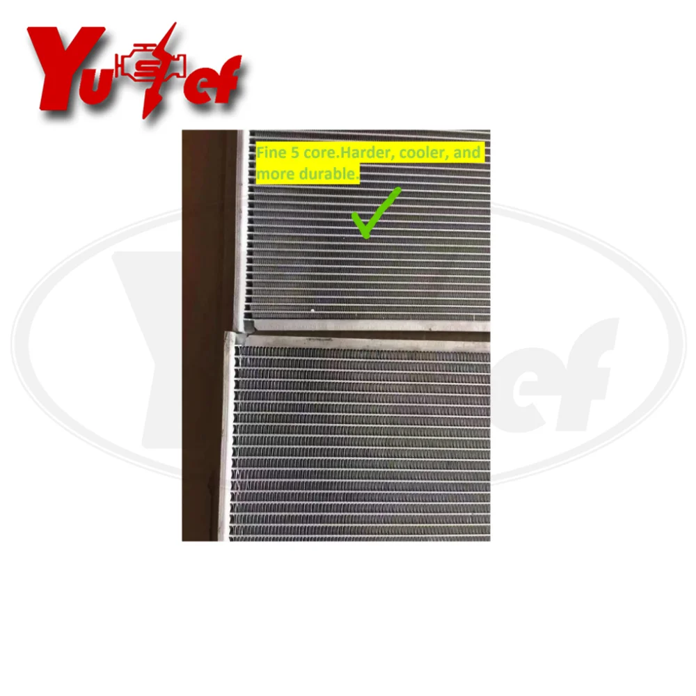 All aluminum radiator For JEEP WRANGLER JK 2.8L Turbo Diesel Auto Manual 2007-On MT 48mm # 55056634AB/68050144AA