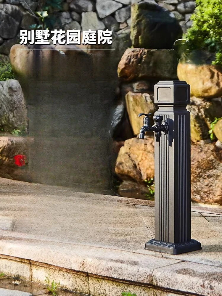 Outdoor column faucet villa water pipe outdoor garden water plug courtyard watering antifreeze water column dual-purpose column