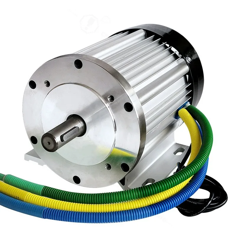 60V 72V 3000W High Power DC Brushless Motor Complete Set For Tricycle,Water Pump,Cleaning Machine,Puffing Machine Modification