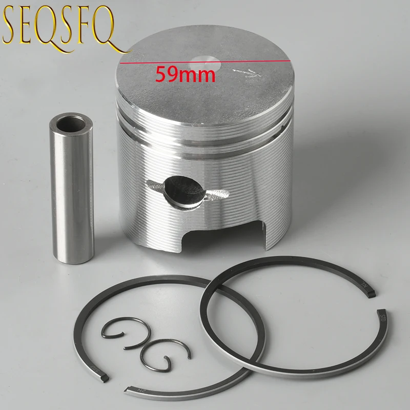 

12110-93130 piston and Piston Std kit For Suzuki Outboard Mortor DT9.9 DT15 59mm STD 12110-93130 12110-93111 Boat Engine