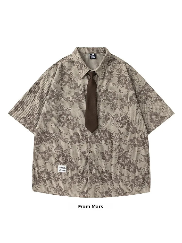 

Loose ort Sve irt from Original Retro National Trend Personali New Model Versatile Tie Suitable for Men And Women