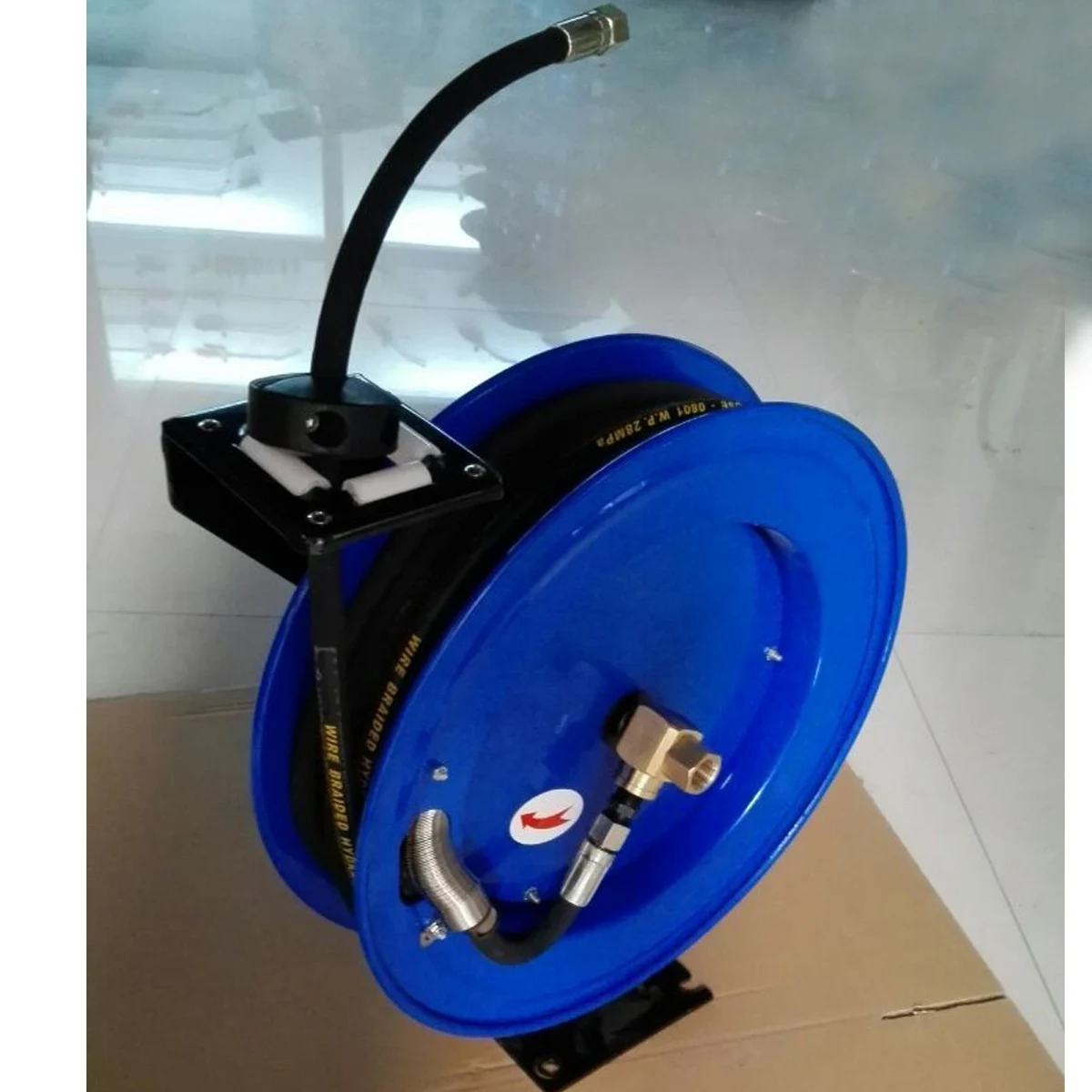 

High pressure car wash water drum, automatic telescopic reel