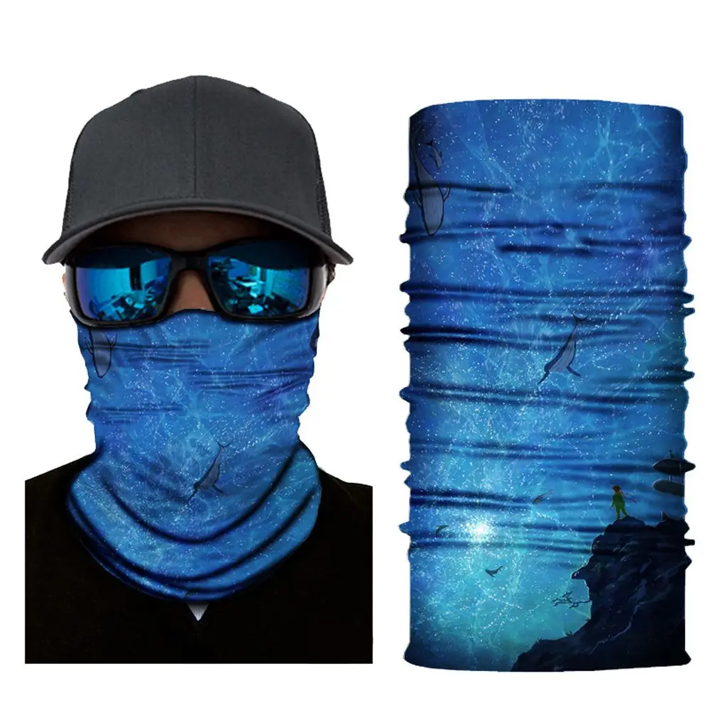 

Neck Protection Magic Hood 3D Tube Face Shield Headband Cycling Face Mask Neck Tube Scarf Seamless Bandana Cycling Bandana