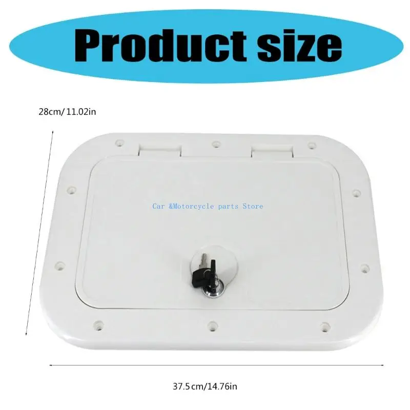 Y9UC غطاء الوصول إلى السطح المنخفض، فتحات من مادة البولي بروبيلين المقاومة للصدمات، دوران 180 درجة، مناسب للتطبيقات البحرية #6