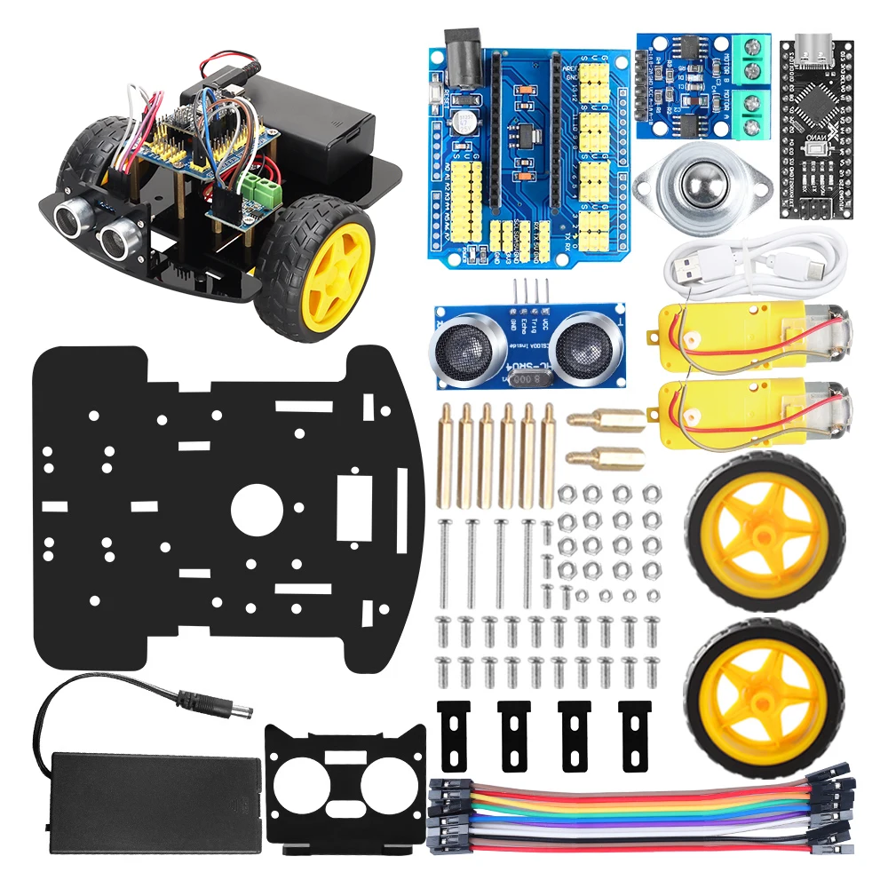 Tscinbuny Smart Starter Robot Kit Voor Arduino Programmeren Leren En Ontwikkelen Van Vaardigheden Complete Kit Automatisering 2wd Robotkits