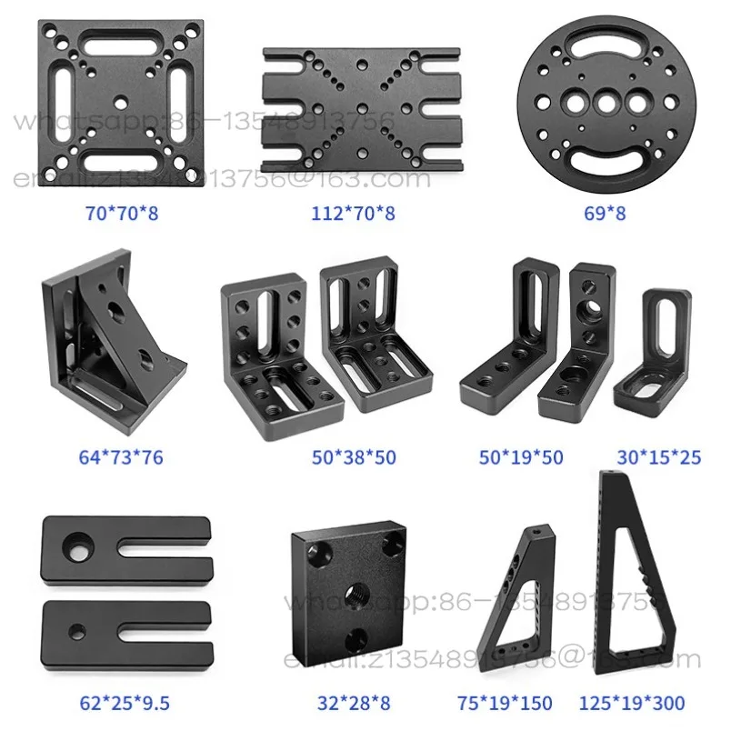 Optical Right Angle Adapter Plate, Aluminum Alloy Displacement Table Experimental Fixed Adapter Block Spot