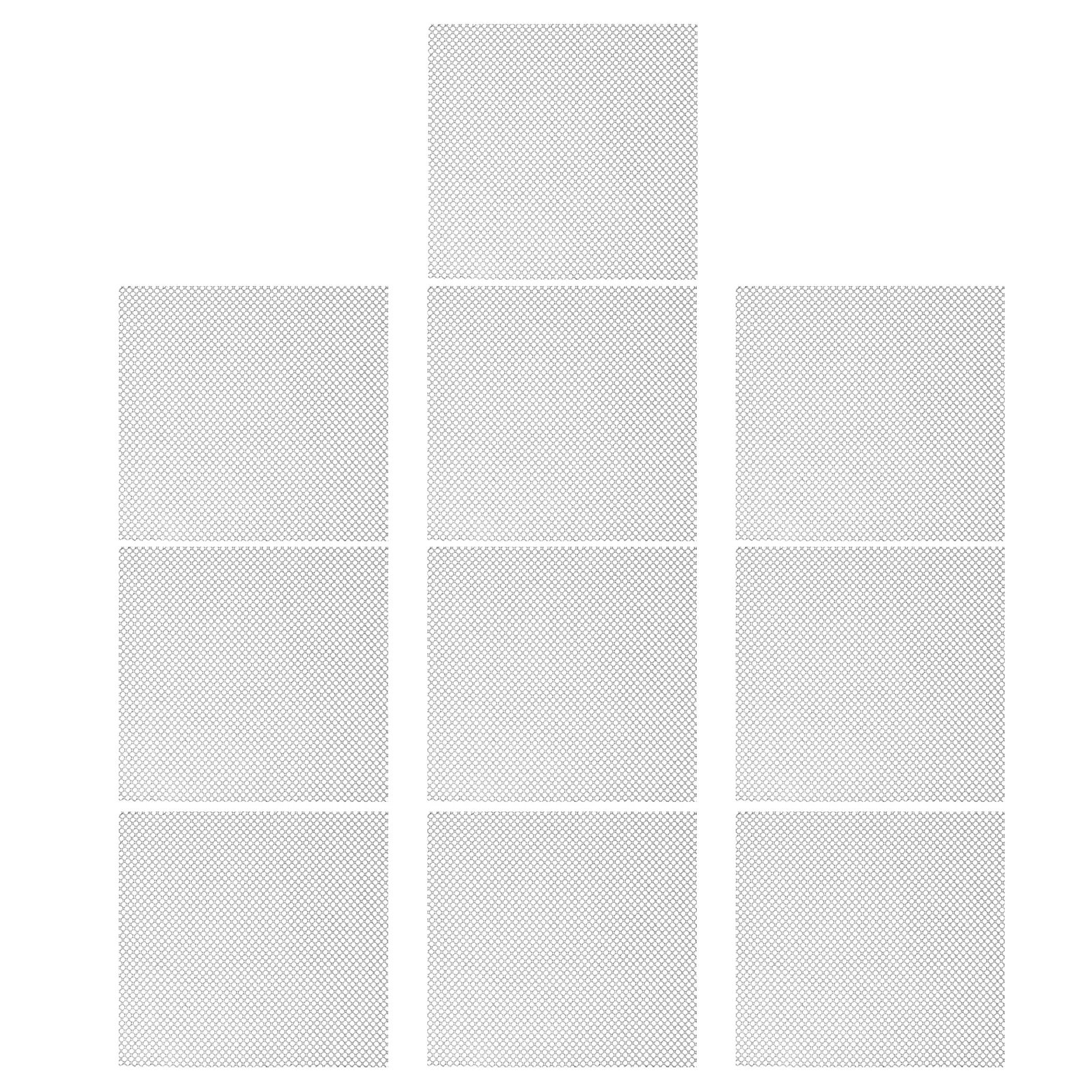 10 Stück Augennetzblätter, wasserdicht, bedruckbar, weißer Stoff für pelziges Kostüm, Tiermaske, Basteln, Cosplay-Requisiten, leicht, langlebig